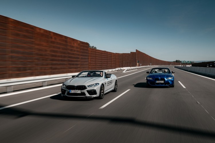BMW M4 Competition Convertible a BMW M8 Competition Convertible – S vetrom opreteky